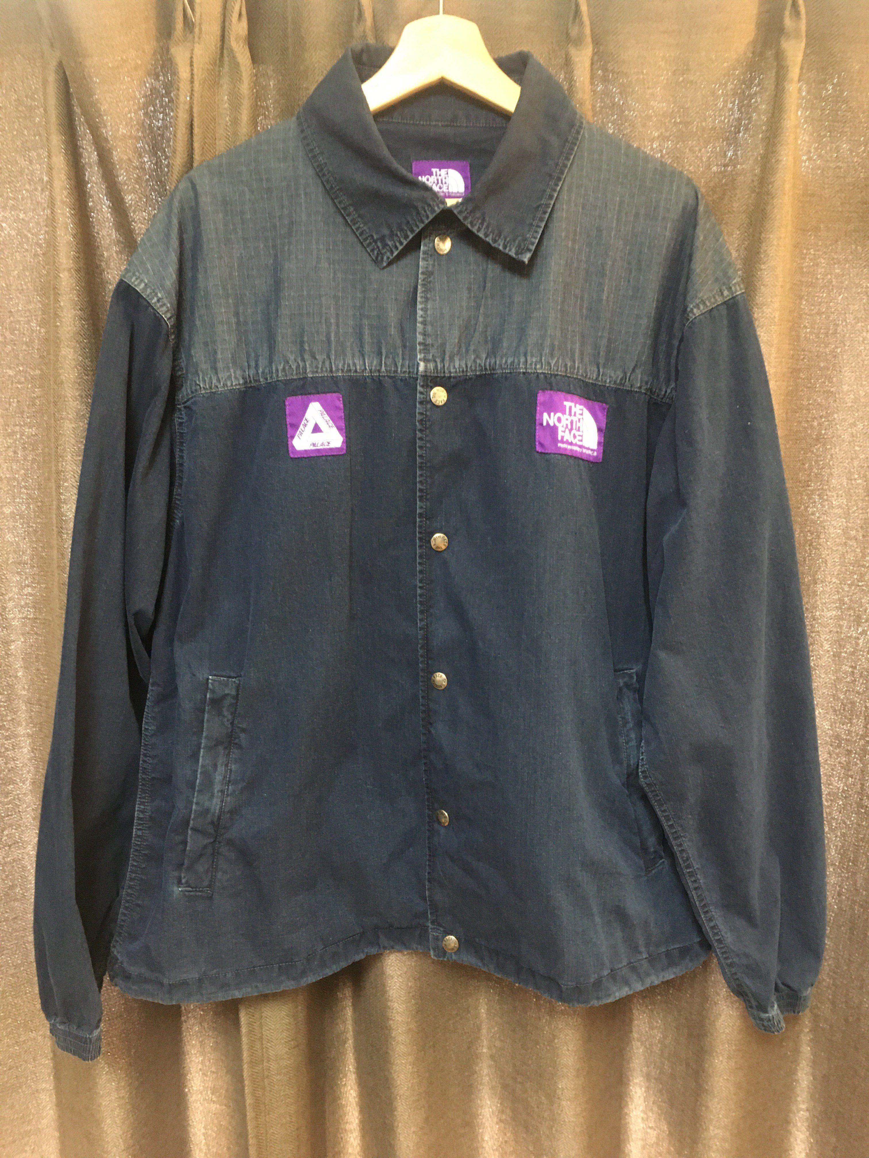 PALACE THE NORTH FACE PURPLE LABEL Indigo Ripstop Coach Jacket "Indigo"