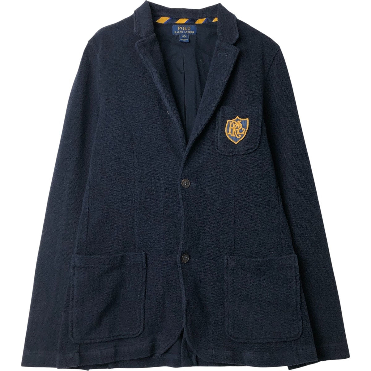 古着 ラルフローレン Ralph Lauren POLO RALPH LAUREN ヘリンボーン テーラードジャケット レディースXL相当/eaa614875