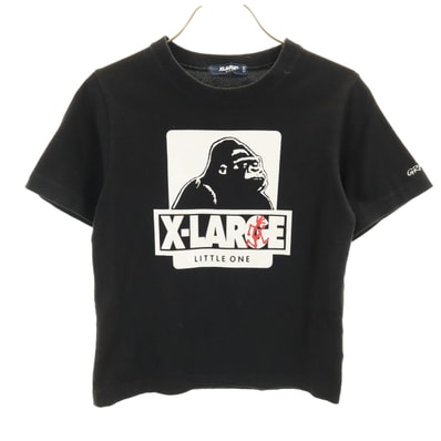XLARGE エクストララージ 半袖 Tシャツ 130 黒 KIDS