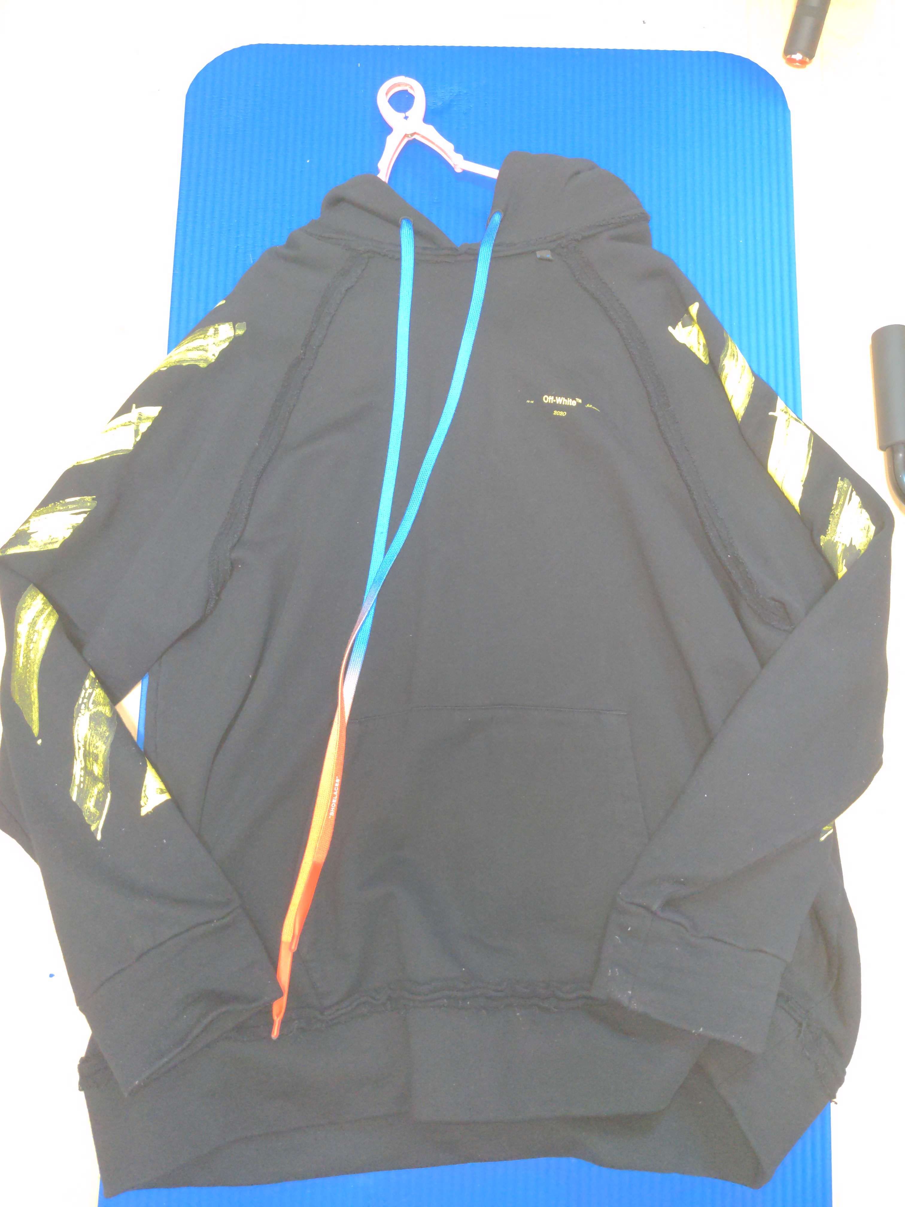 OFF-WHITE Oversized Acrylic Arrows Hoodie "Black"