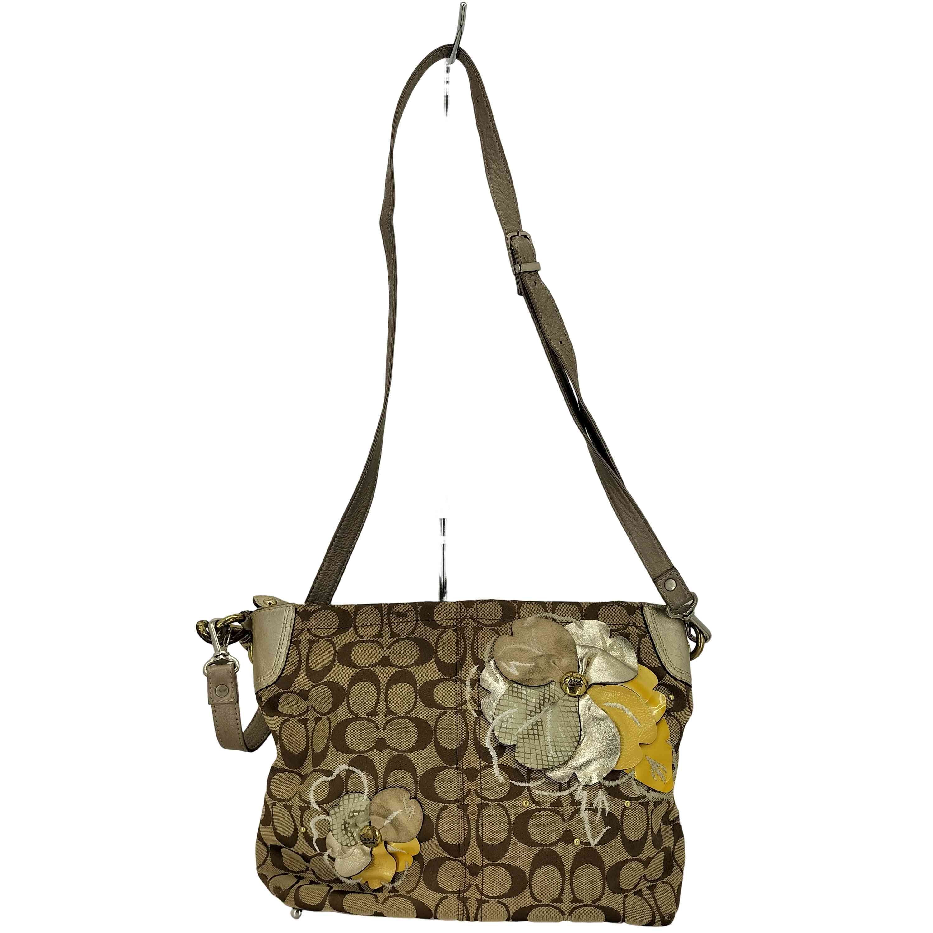シグネチャー コサージュ ホーボー ショルダーバッグ signature corsage hobo shoulder bag【1143668337770】