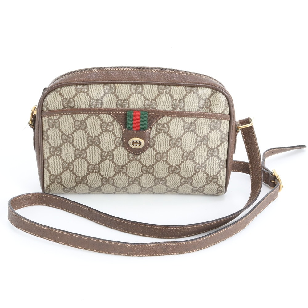 グッチ GGスプリーム シェリー ライン クロスボディショルダーバッグ