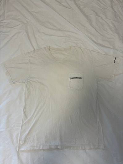 Chrome Hearts Scroll Logo T-shirt "White"