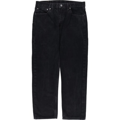 古着 リーバイス Levi's 505 ブラックデニム テーパードデニムパンツ メンズw34相当/eaa615331