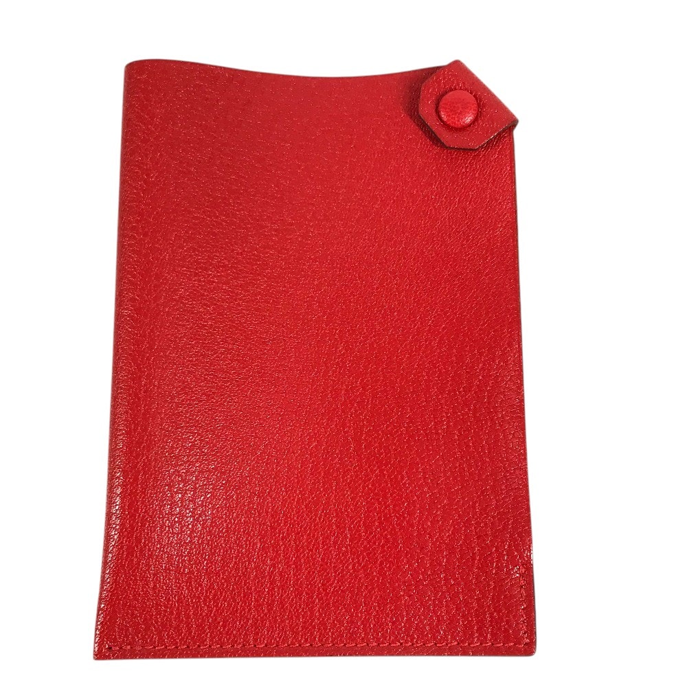 エルメス HERMES タルマックPM タルマック PM パスポート カバー小物 トラベル用品 パスポートケース シェーブル 不鮮明刻 レッド 美品