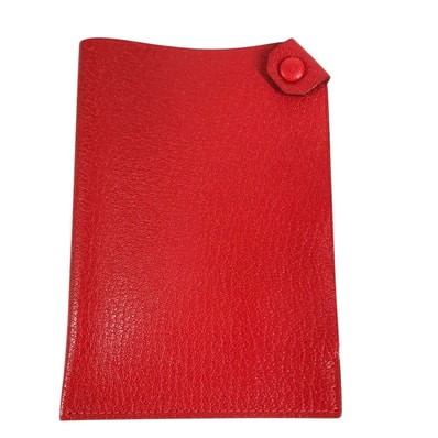 エルメス HERMES タルマックPM タルマック PM パスポート カバー小物 トラベル用品 パスポートケース シェーブル 不鮮明刻 レッド 美品
