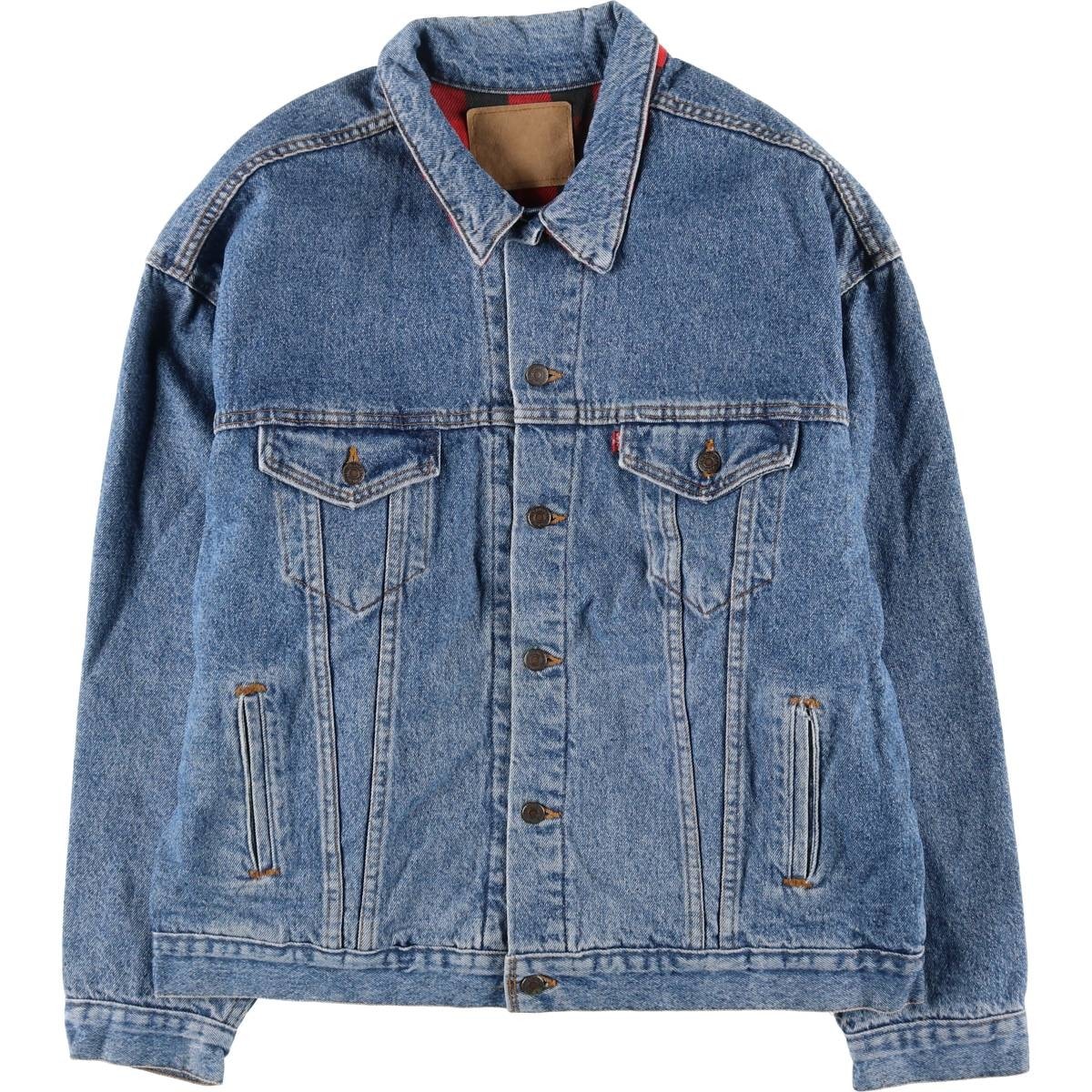 古着 90年代 リーバイス Levi's 70417-4891 デニムジャケット Gジャン USA製 メンズXL相当 ヴィンテージ/eaa515296
