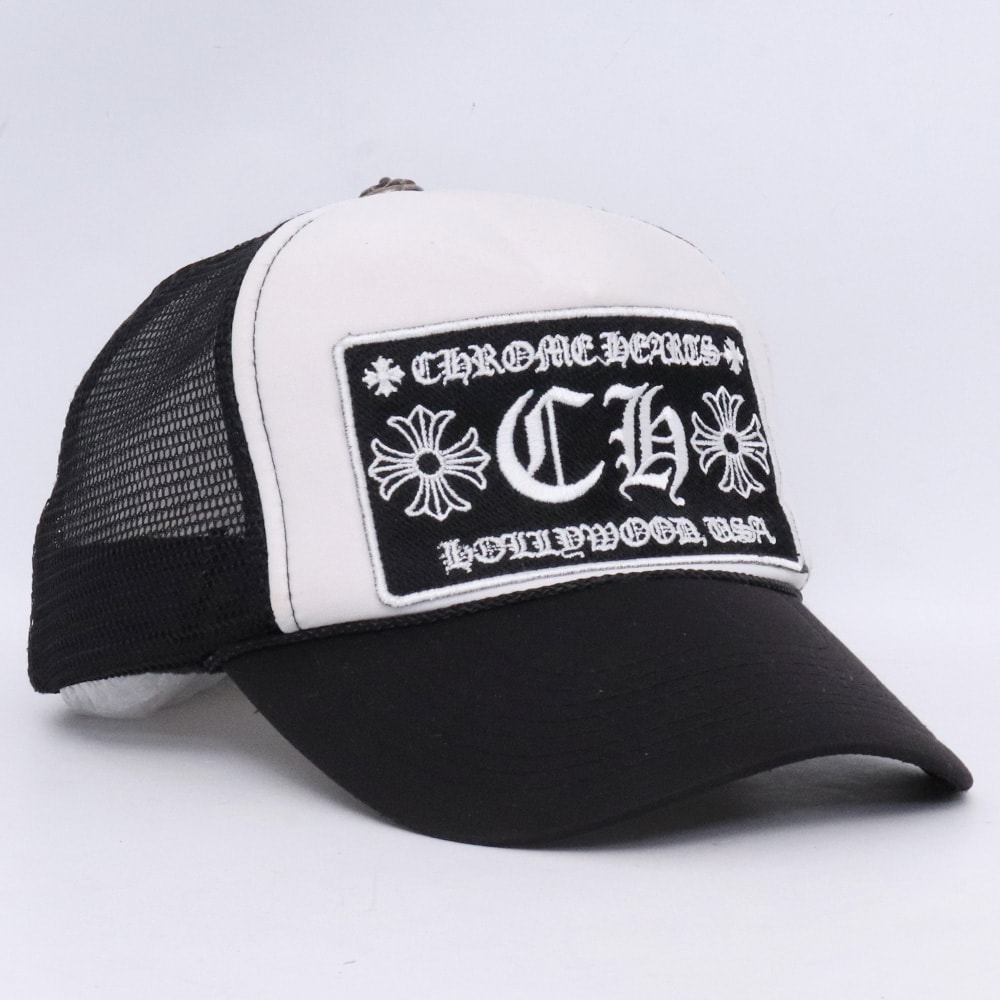 Chrome Hearts Trucker Cap CH "Black/White"