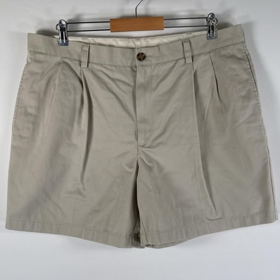 古着 00’s/00年代 エルエルビーン L.L.Bean ショートパンツ 大きいサイズ チノパン チノショーツ ハーフパンツ w38 ベージュ系 メンズ