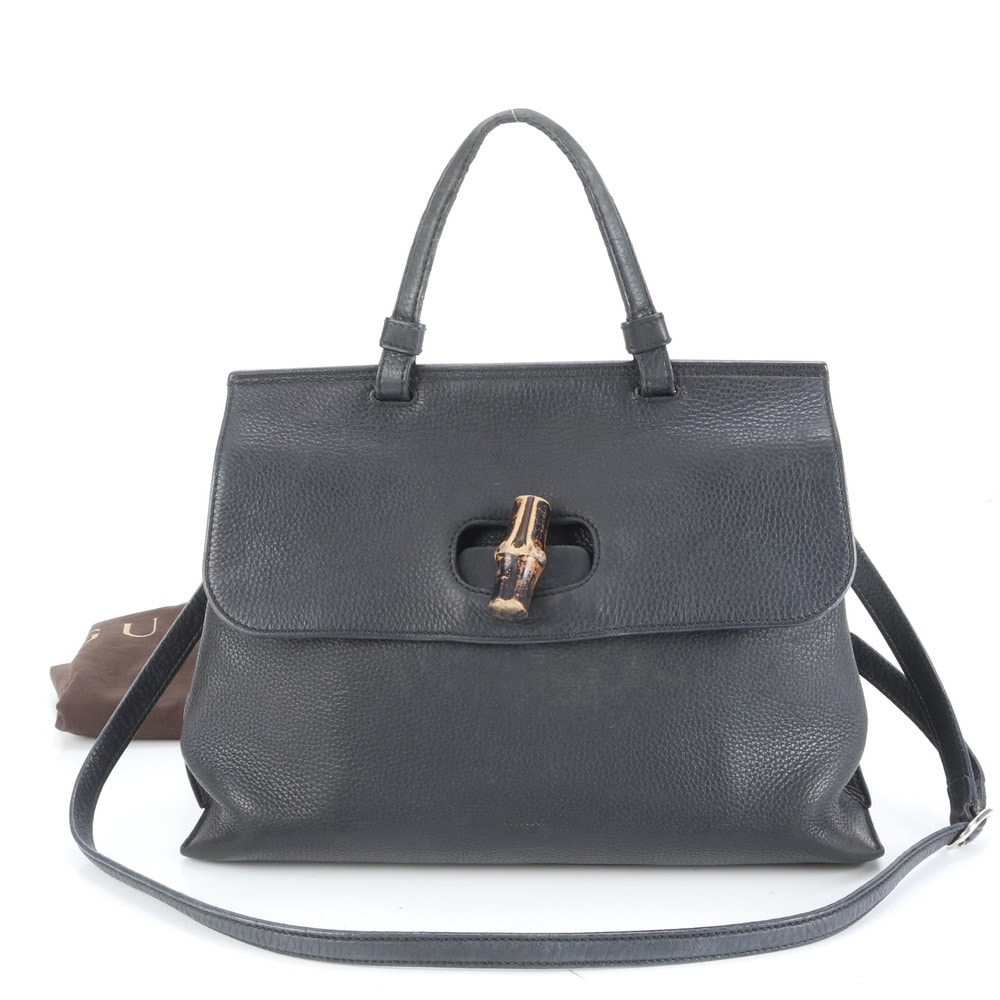 ■美品 グッチ バンブー バンブー デイリー392013 ショルダーバッグ