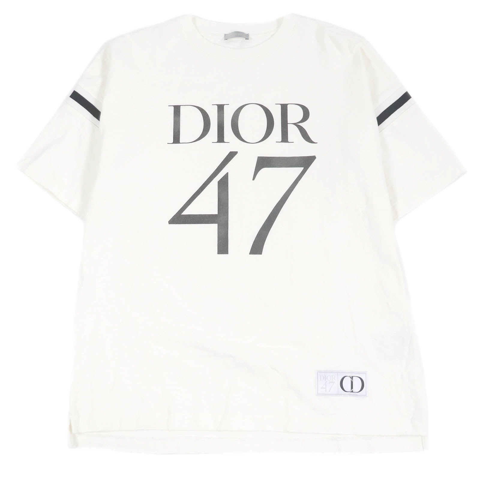 美品 ディオール オム 半袖Tシャツ ホワイト メンズ S 413J640A0849