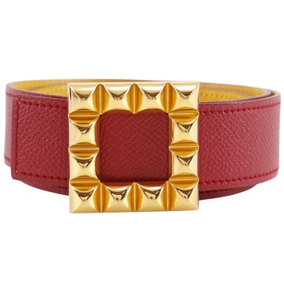 エルメス メドール リバーシブル ヴィンテージ 〇V レディースベルト