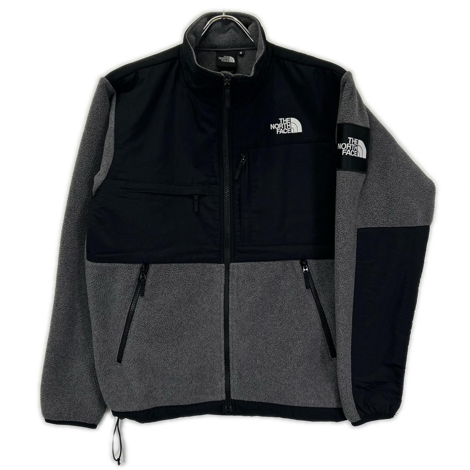 ノースフェイス NA72051 グレー×ブラック Denali Jacket/デナリジャケット フリースジャケット S