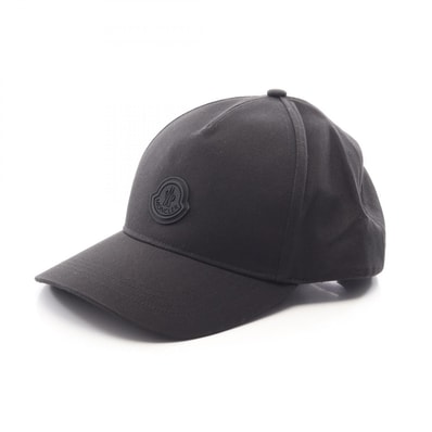 モンクレール MONCLER ロゴ キャップ 帽子 コットン レディース ブラック系 L20913B00025999 【新品】