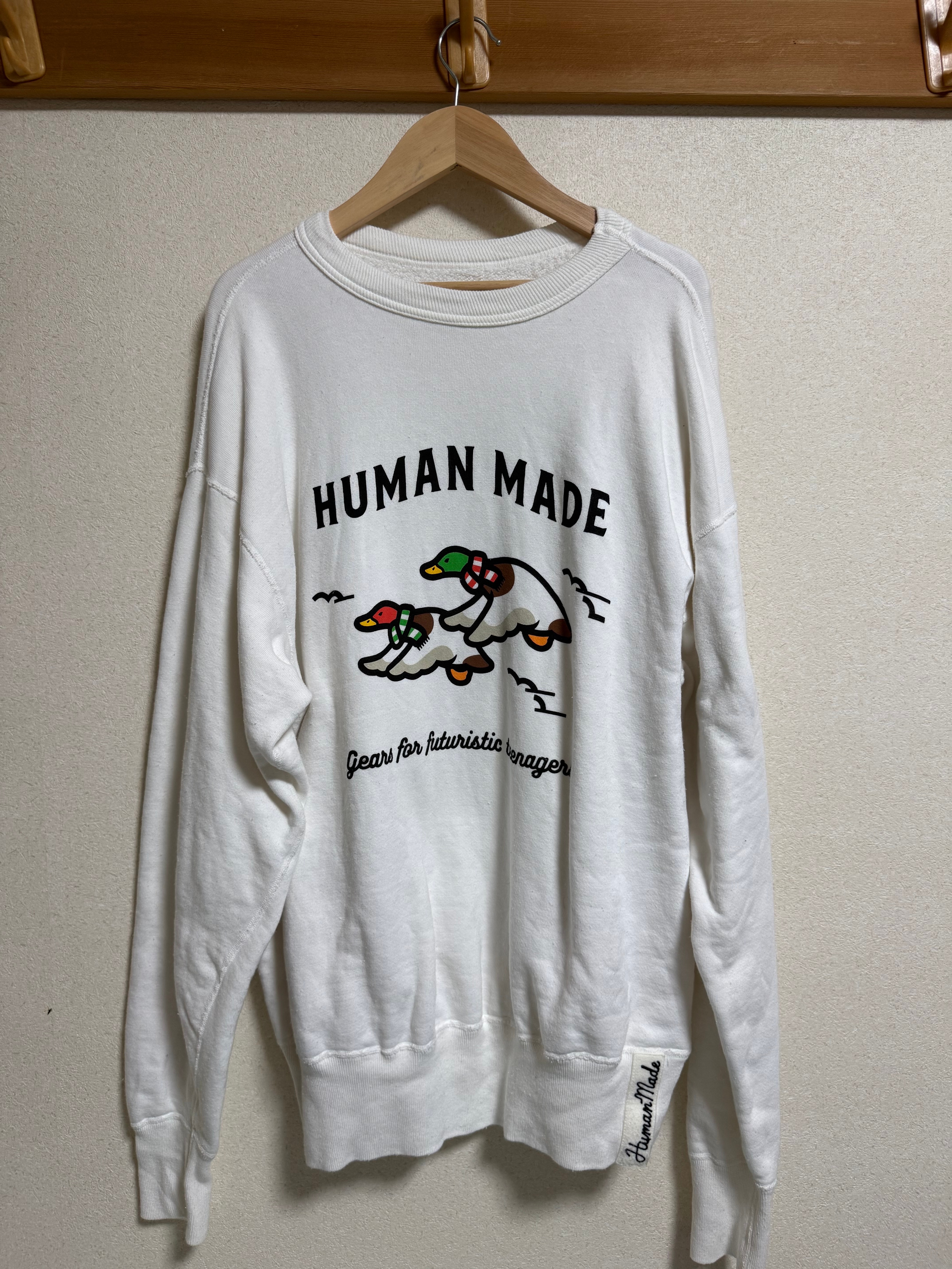 ヒューマン メイド クリスマス スウェットシャツ "ホワイト"