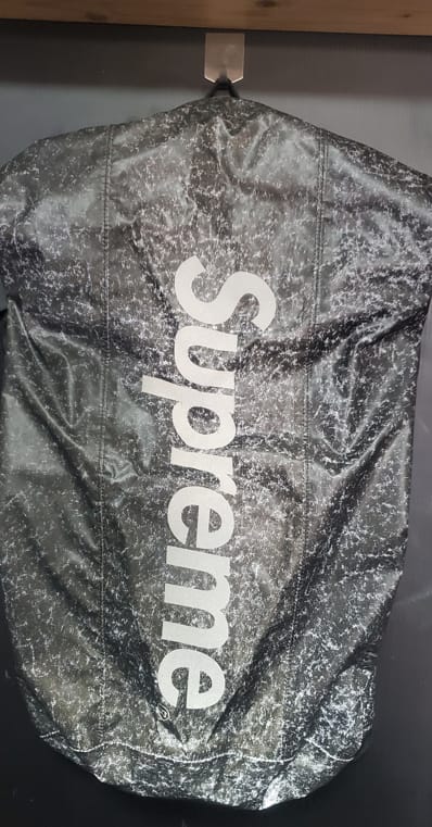 Supreme Waterproof Reflective Speckled Backpack "Black"