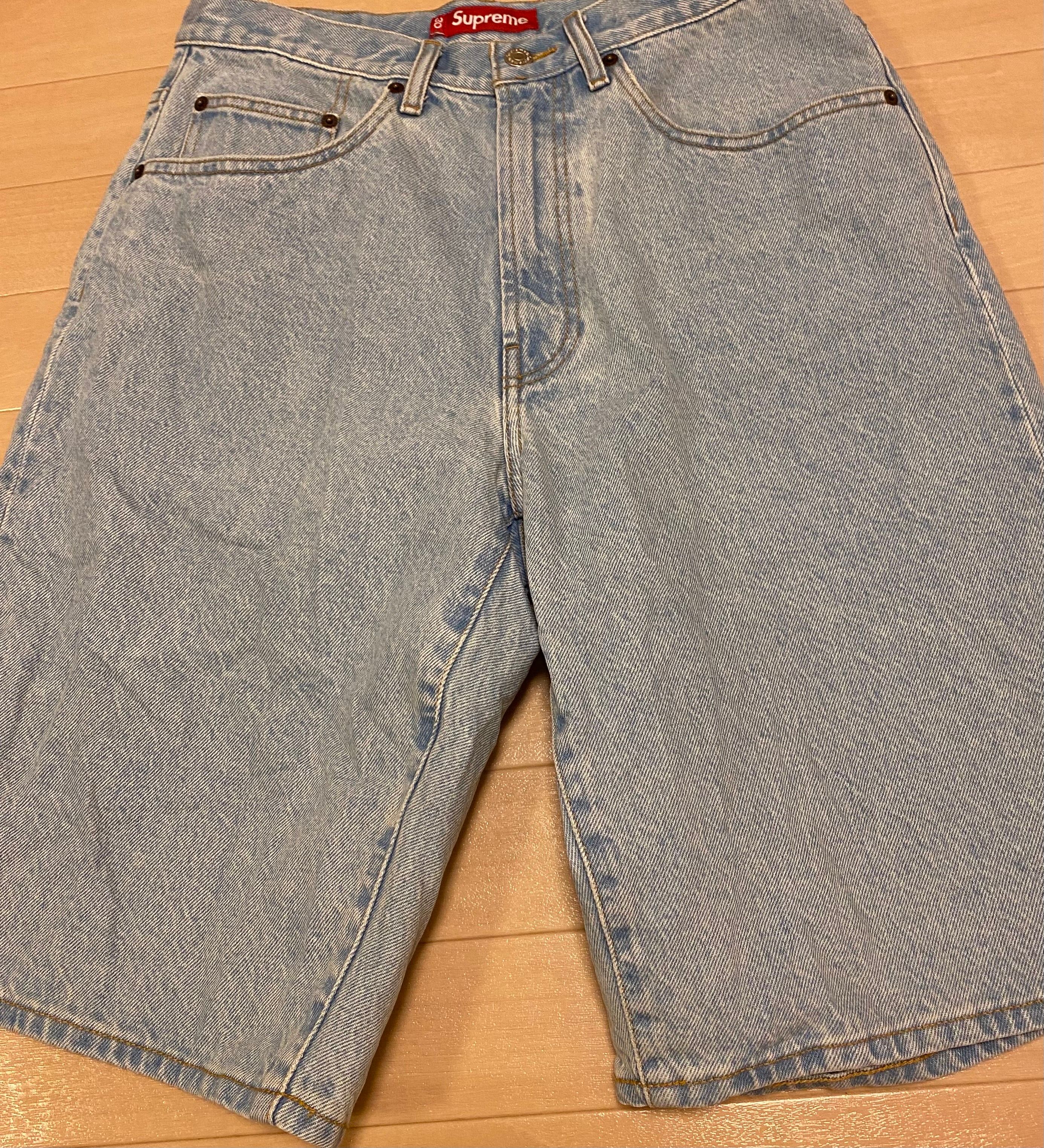 Supreme Baggy Denim Short (25SS) "Light Washed Indigo"