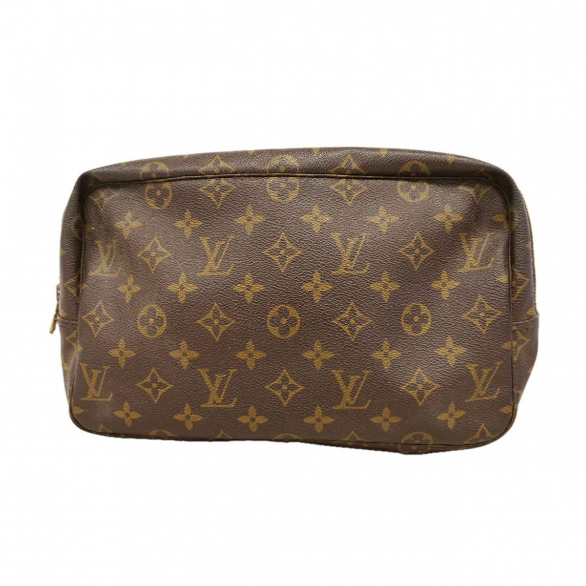 【6dc3873】ルイヴィトン ポーチ モノグラム トゥルーストワレット28 M47522 ブラウン【中古】レディース