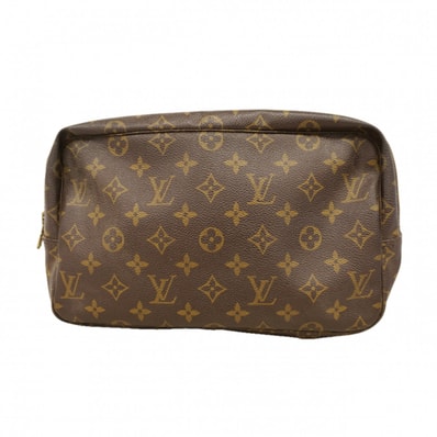 【6dc3873】ルイヴィトン ポーチ モノグラム トゥルーストワレット28 M47522 ブラウン【中古】レディース