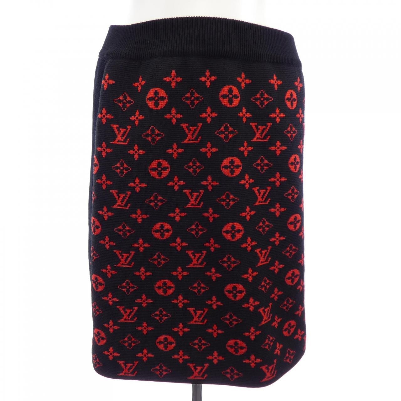 ルイヴィトン LOUIS VUITTON モノグラムウールニットAライン FJKZ03XZS スカート