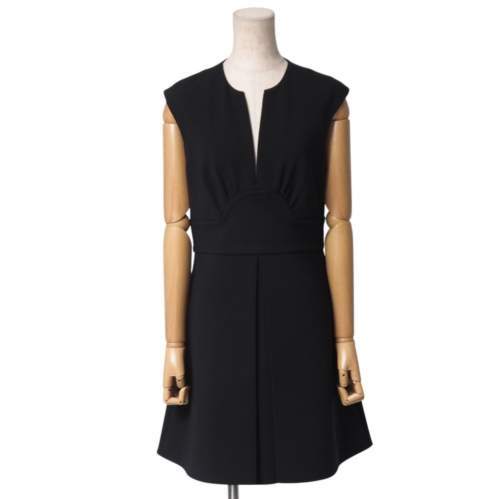 MIUMIU ミュウミュウ ワンピース サイズ40 ブラックドレス イタリア製 ブランド古着【中古】20250722/RA5609