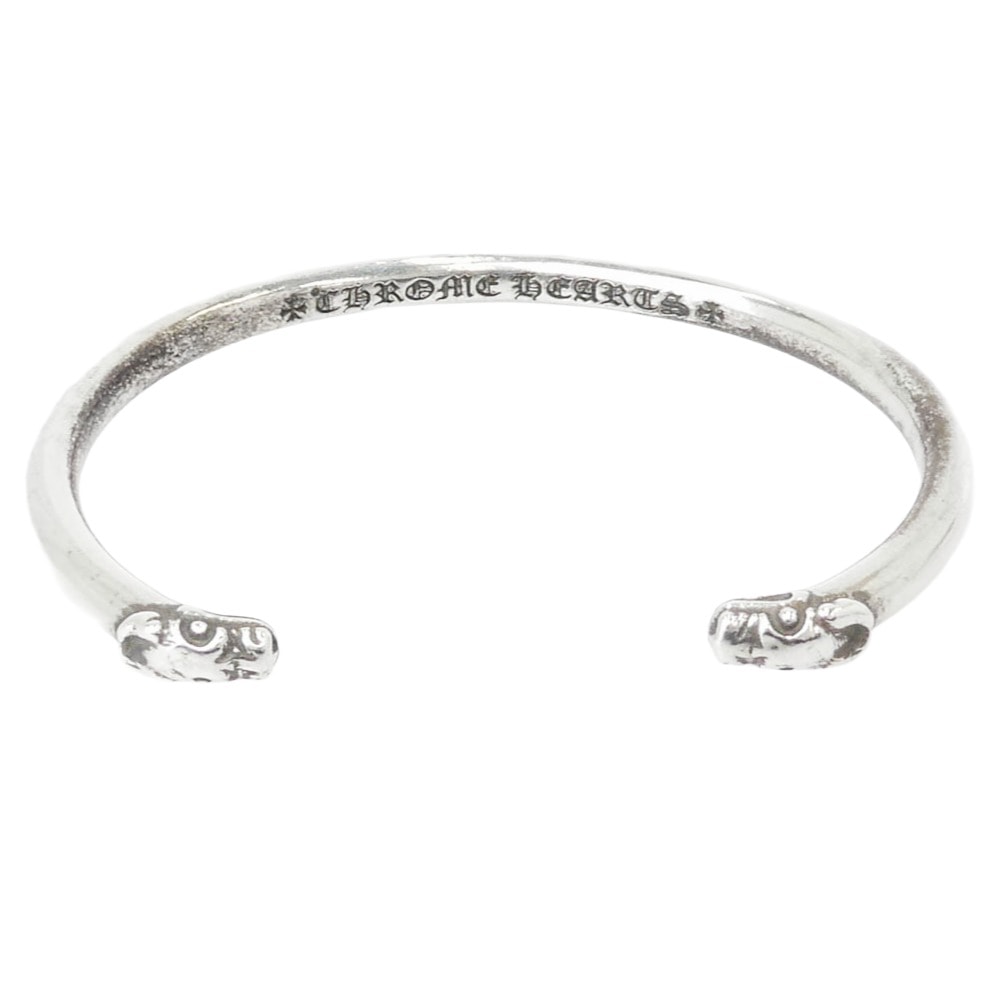 Chrome Hearts BANGLE DOUBLE DOG "Silver"
