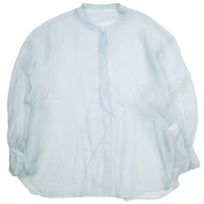 Ray BEAMS レイビームス 21SS シアーバンドカラーシャツ 63-11-0409-803 Free 長袖 トップス g23541