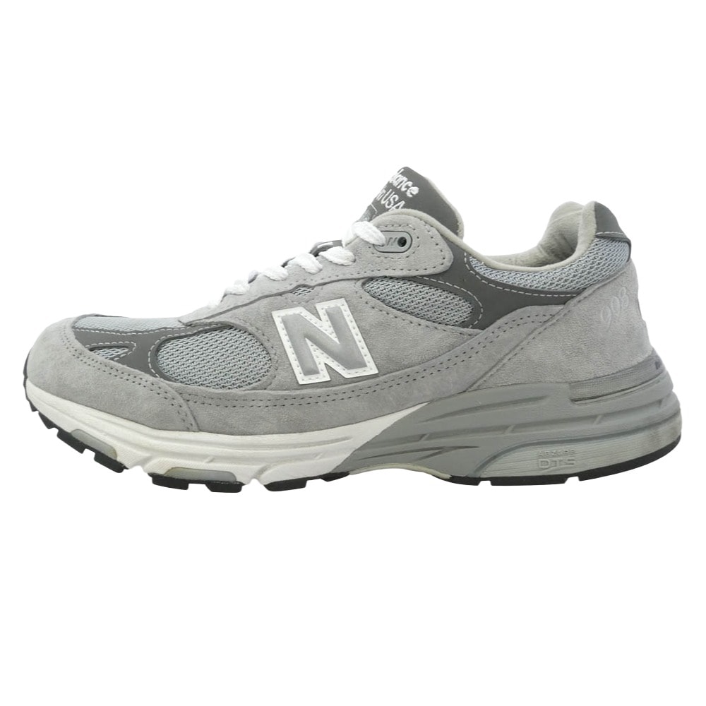 NEW BALANCE ニューバランス スニーカー MR993GL 993 Gray スエード メッシュ スニーカー グレー系 26.5cm【中古】