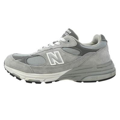 NEW BALANCE ニューバランス スニーカー MR993GL 993 Gray スエード メッシュ スニーカー グレー系 26.5cm【中古】