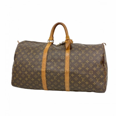 【6dd4421】ルイヴィトン ボストンバッグ モノグラム キーポル55 M41424 ブラウン【中古】メンズ レディース ユニセックス