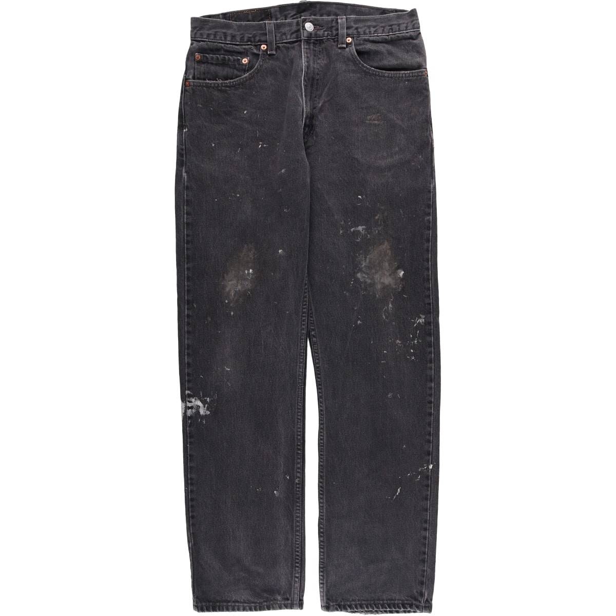 古着 00年代 リーバイス Levi's 505 REGULAR FIT STRAIGHT LEG ブラックデニム テーパードデニムパンツ メンズw33相当/eaa570479