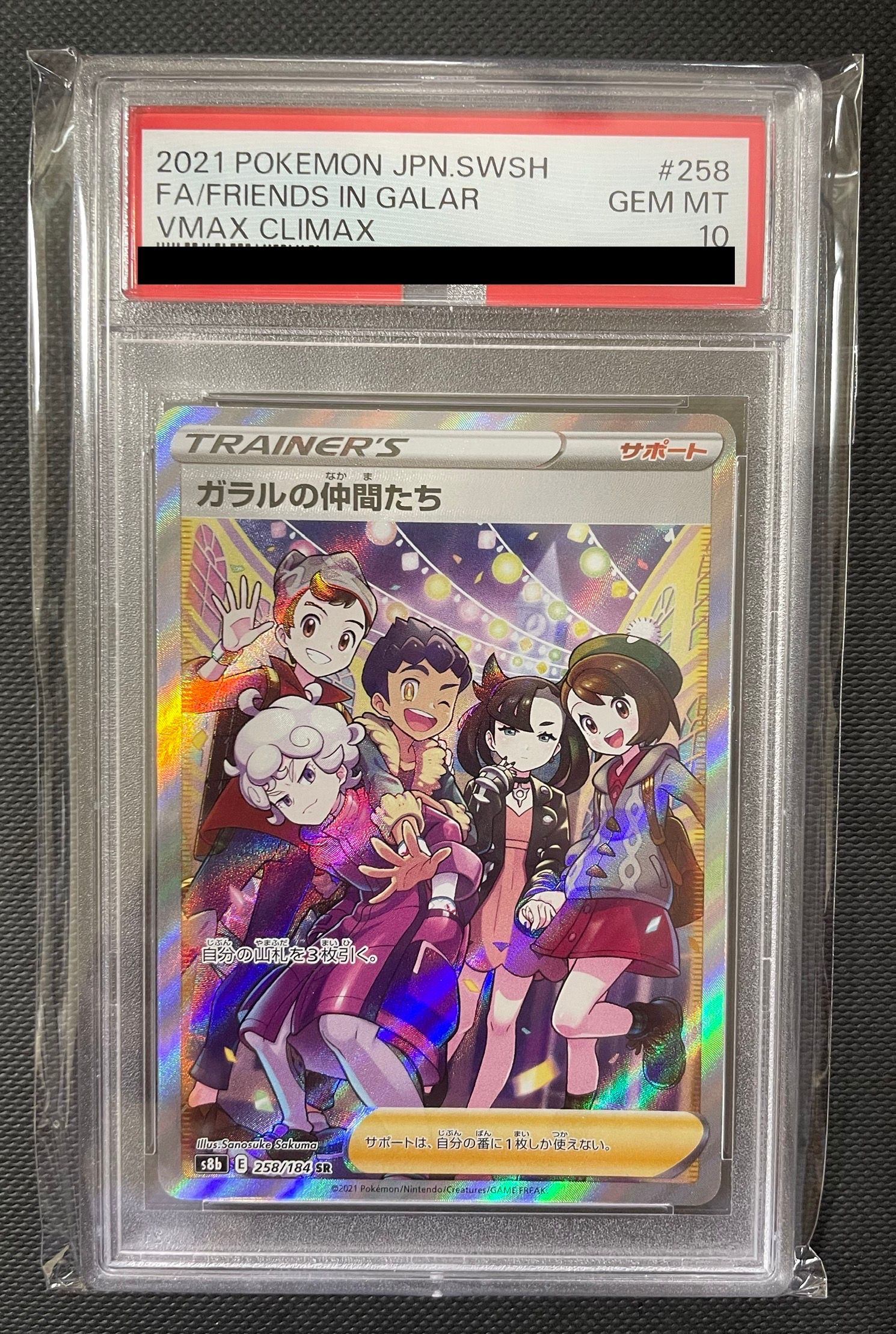 ガラルの仲間たち SR[S8b 258/184](ハイクラスパック「VMAXクライマックス」)
