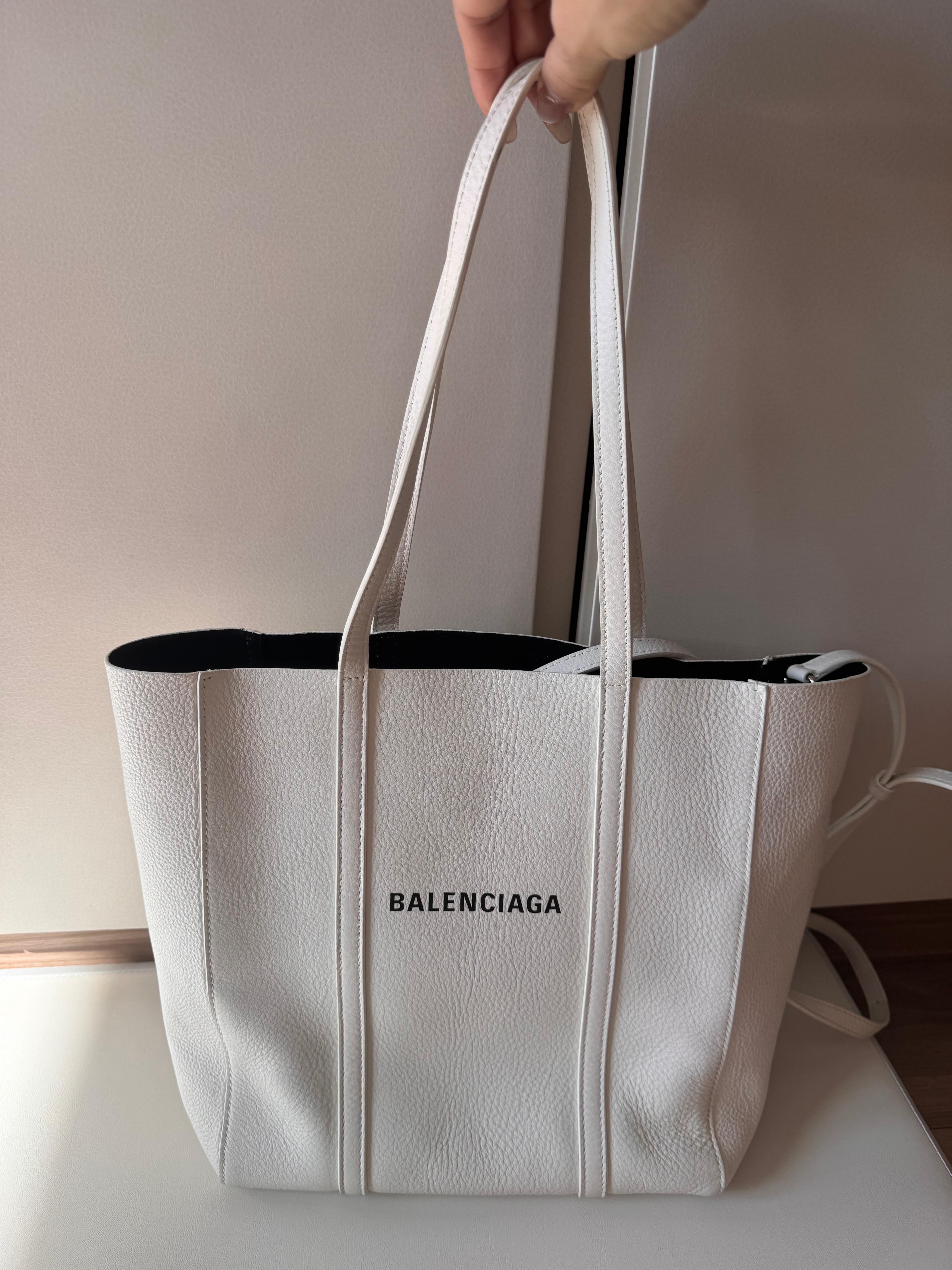 BALENCIAGA Everyday Extra Small Tote Bag "White"