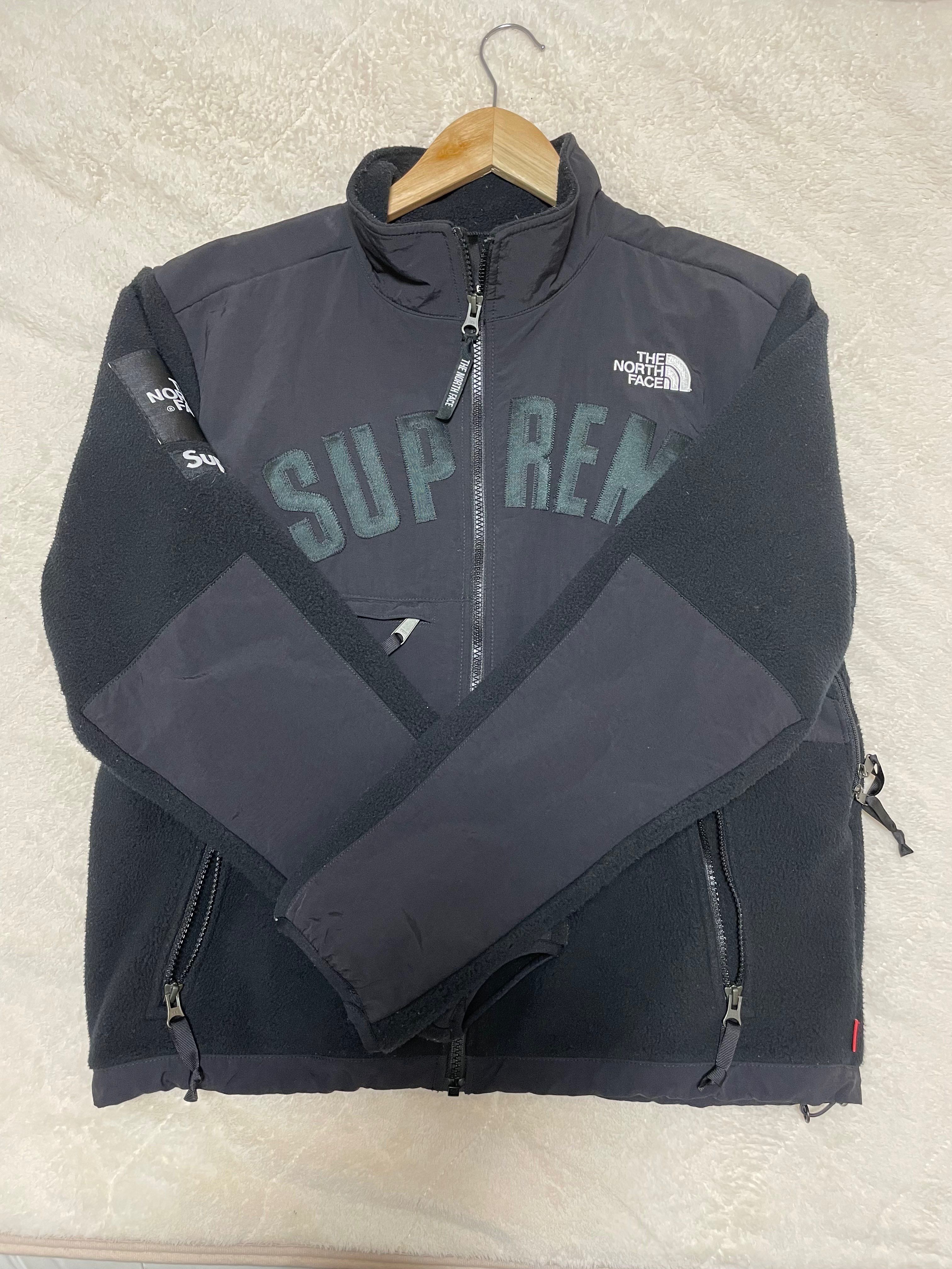 Supreme x The North Face Arc Logo Denali Fleece Jacket "Black"