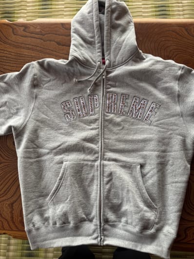 Supreme x B.B. Simon Zip Up Hooded Sweatshirt "Heather Grey"