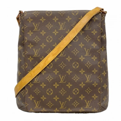 【6dc3567】ルイヴィトン ショルダーバッグ モノグラム ミュゼット M51256 ブラウン【中古】レディース