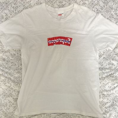 Supreme COMME des GARCONS SHIRT Box Logo Tee "White"