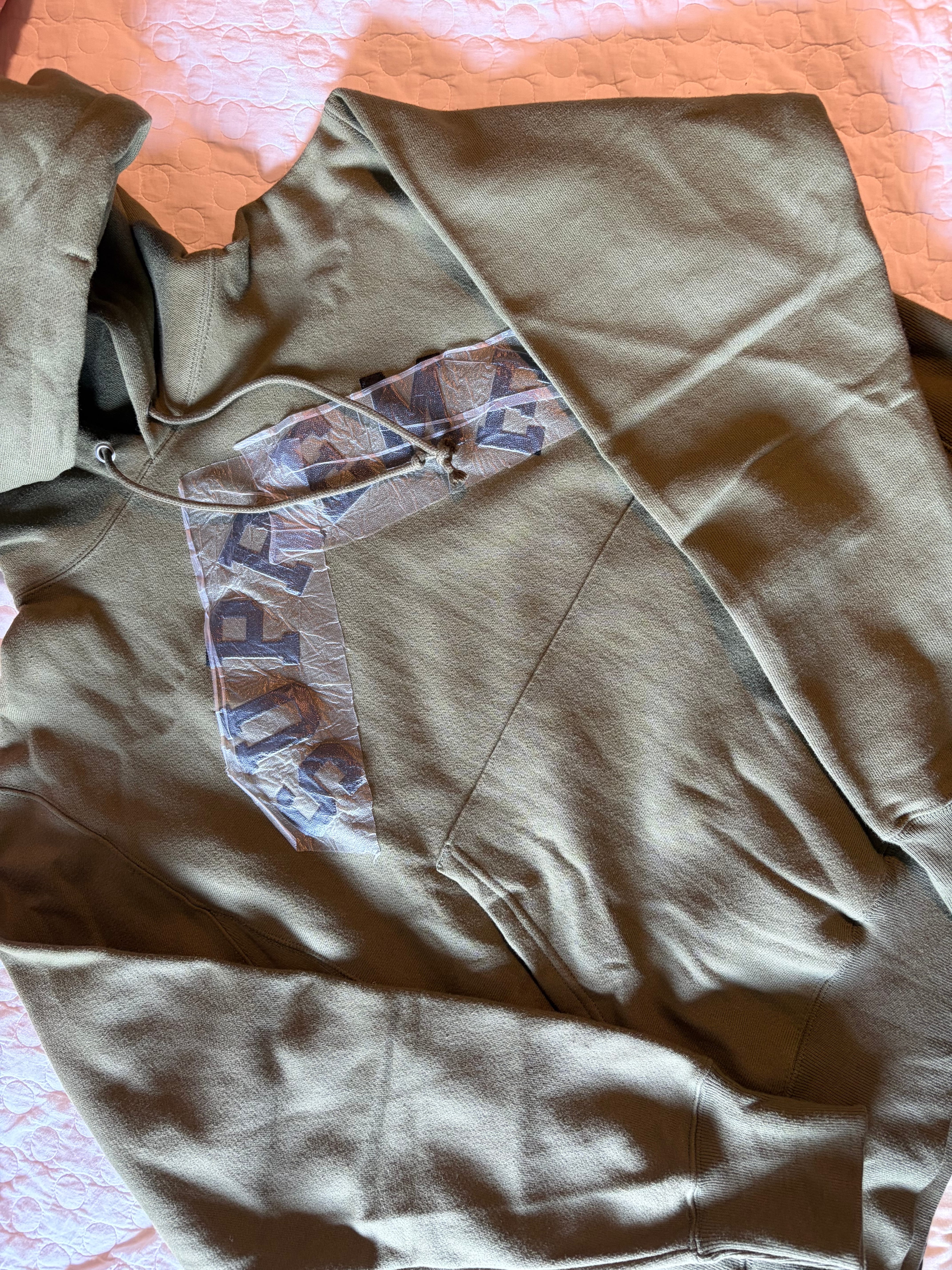 Supreme x Champion Hooded Sweatshirt "Olive"