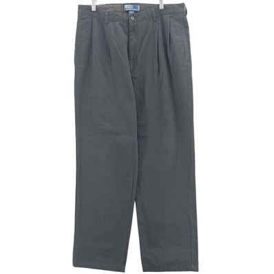 古着 ラルフローレン Ralph Lauren POLO by Ralph Lauren HAMMOND PANT ツータック チノパンツ メンズw35相当/eaa419932