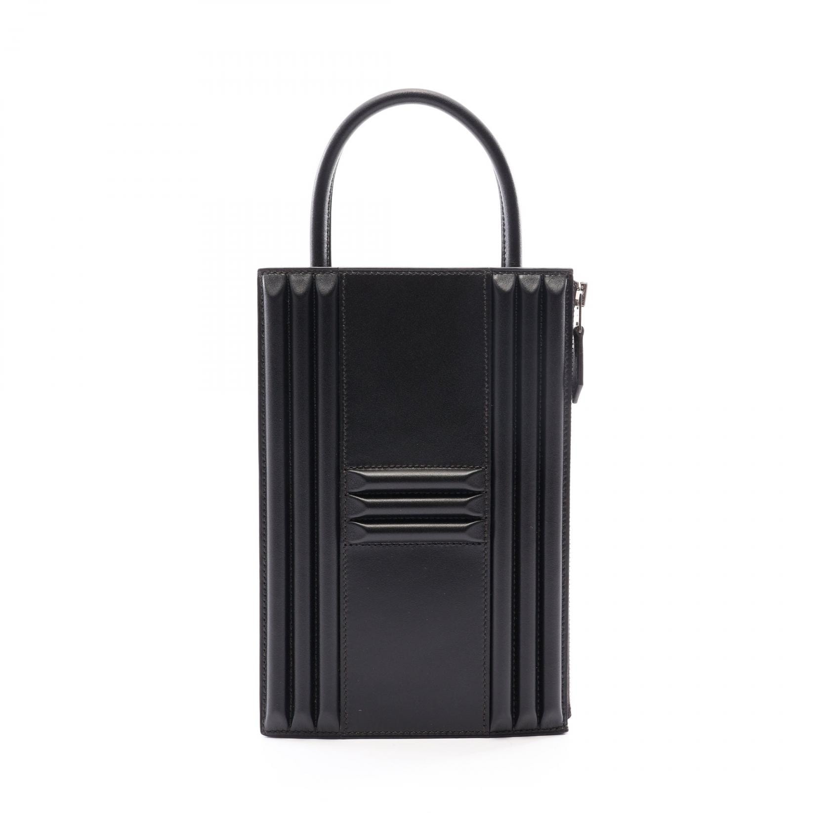 エルメス HERMES カデナバッグ ハンドバッグ バッグ タデラクト U刻印(2022年製造) レディース ブラック系 【中古】