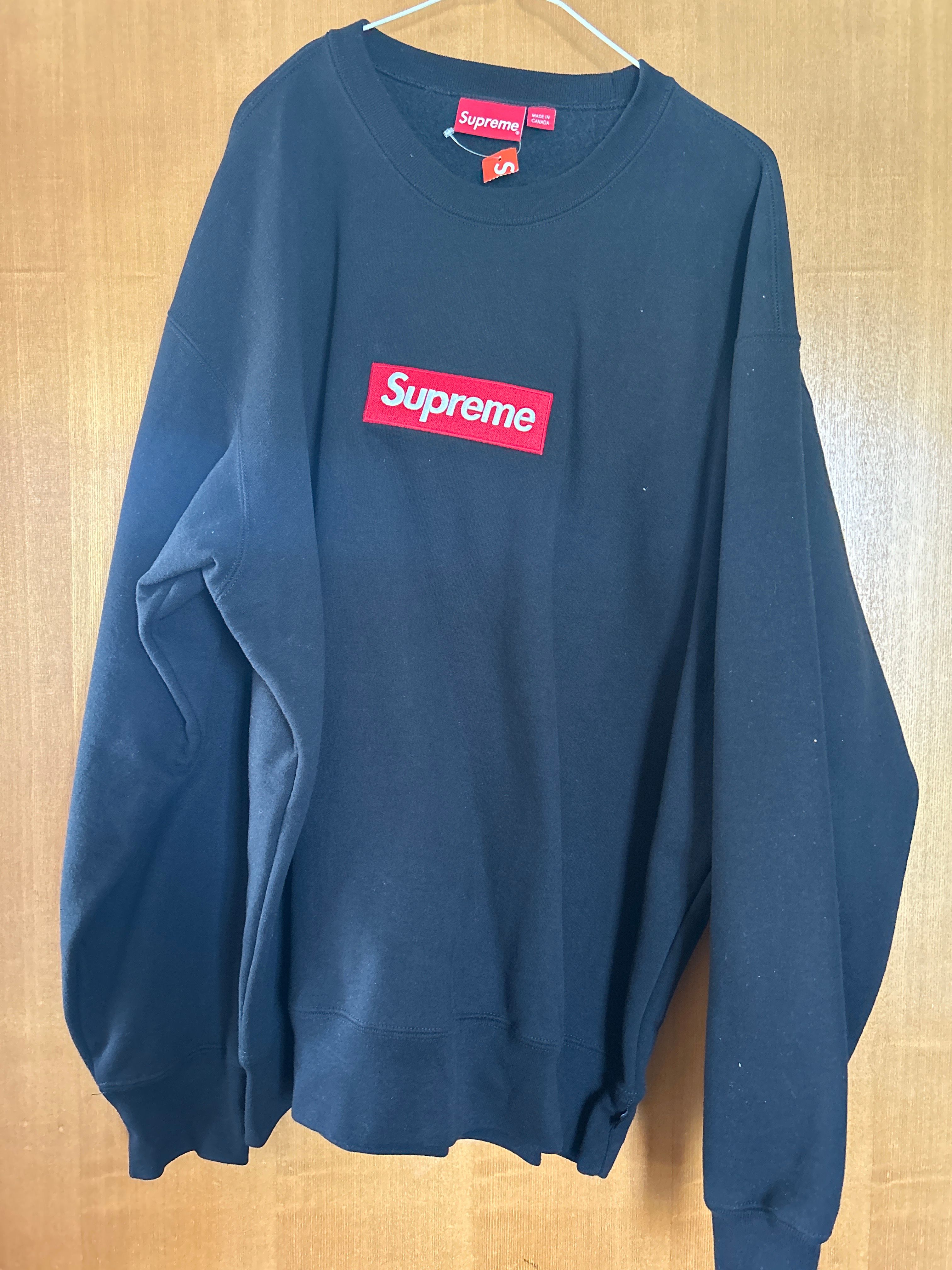 Supreme Box Logo Crewneck "Black" (22FW)