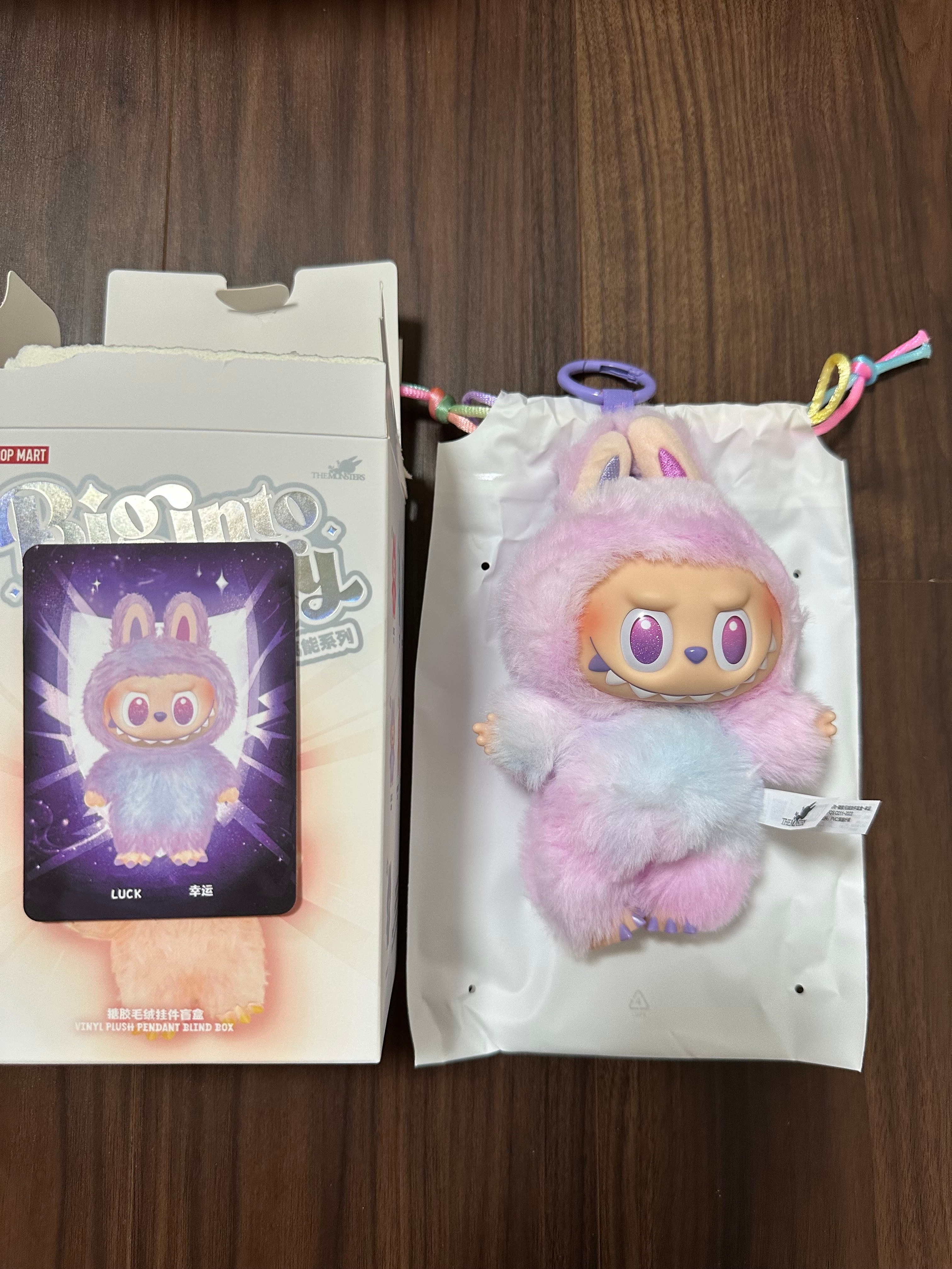 POP MART THE MONSTERS (LABUBU) Big into Energy Series Plush Pendant LUCK