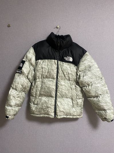 Supreme x The North Face Nuptse Jacket "White Paper Print"