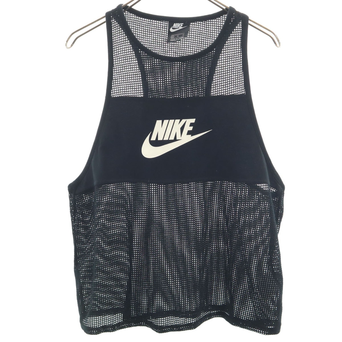 NIKE ナイキ メッシュ タンクトップ XL ブラック