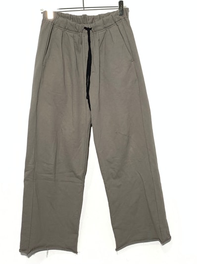 ANCELLM Tuck Sweat Pants "Gray"