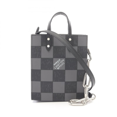ルイ・ヴィトン LOUIS VUITTON サックプラ XS ダミエチェッカーボード ノワール 2WAY ハンドバッグ バッグ レザー ダミエ メンズ ブラック系 N60479 【中古】