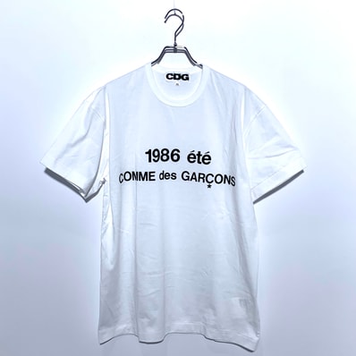 Comme des Garçons 1986 COMME des GARCONS T-SHIRT "White"