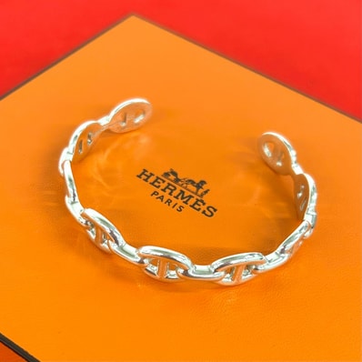 HERMES エルメス シェーヌダンクル アンシェネ バングル シルバー925 バングル シルバー
25103