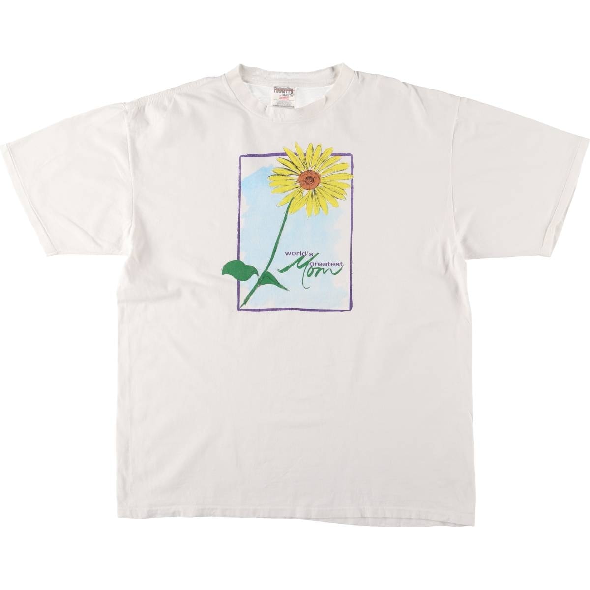 古着 90年代 オニータ ONEITA POWER PRO 花柄 ひまわり柄 アートTシャツ メンズXL相当 ヴィンテージ/eaa546481
