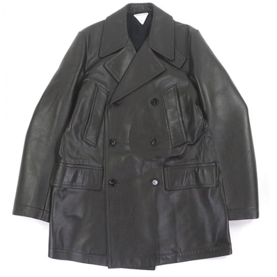 極美品 ボッテガヴェネタ チェスターコート ダークブラウン